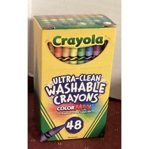 Crayola Ultra-Clean Washable Crayons 48 Count ColorMax Nontoxic